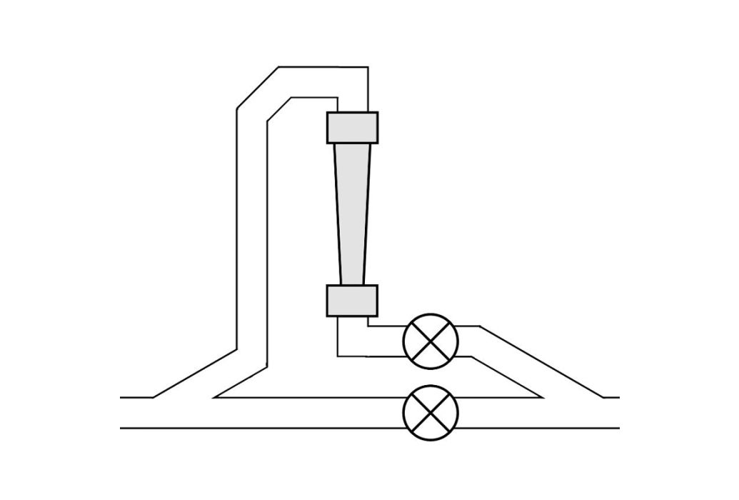 Stübbe Doorstroommeter (Flowmeter) 40mm toepassing