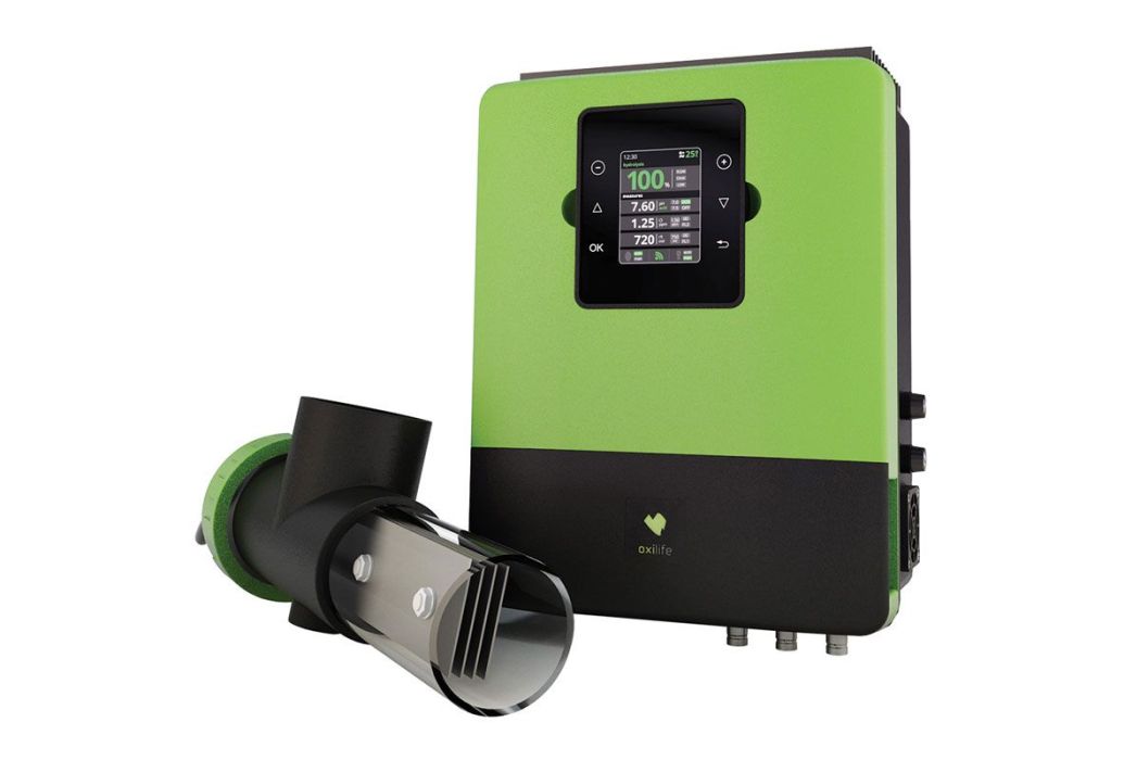 Desinfectie paneel electrolyse en hydrolyse met Sugar Valley OX2