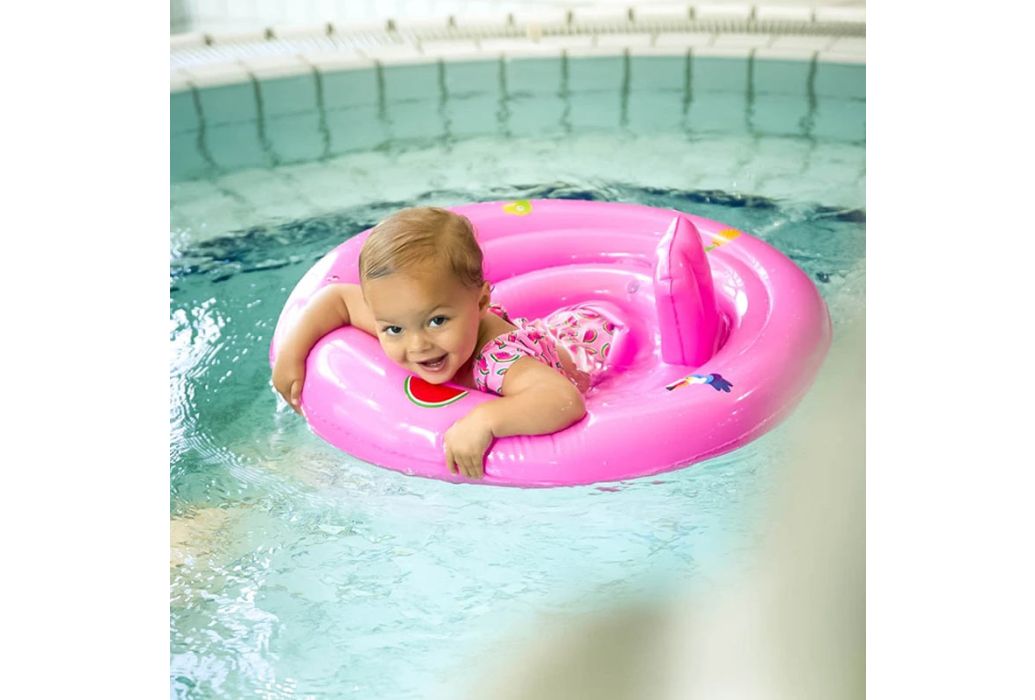 Swim Essentials Baby float Roze | 0-1 jaar in het water