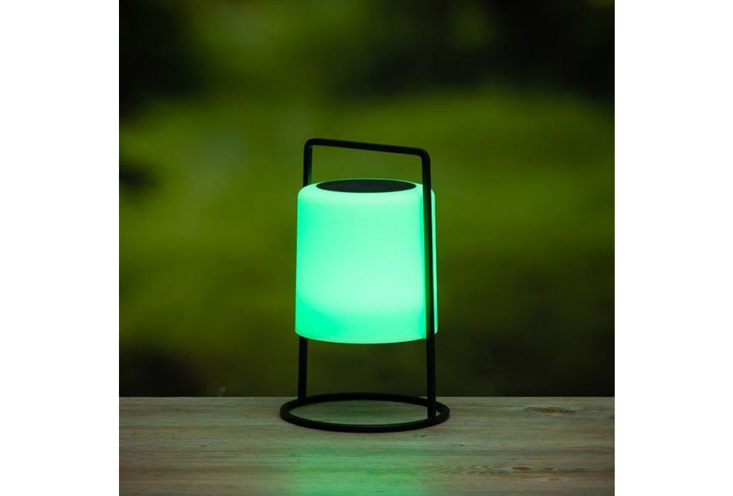 Tarmo solar tafellamp Sydney RGB verpakking in het groen