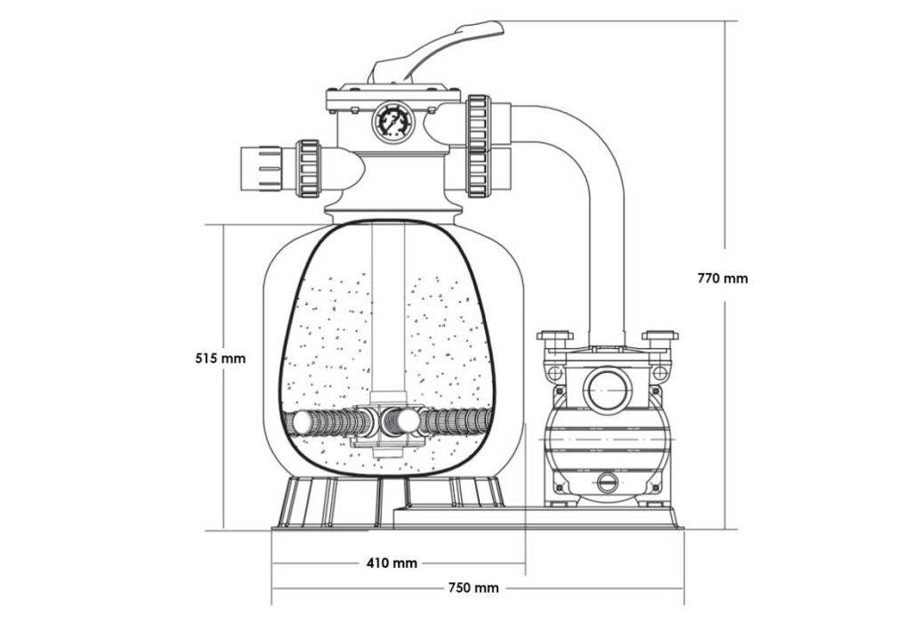 PSH BT 400 filterset | micro-50 afmeting