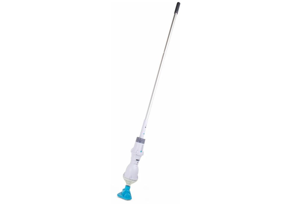 Telsa 2 oplaadbare spa- en zwembadstofzuiger steel