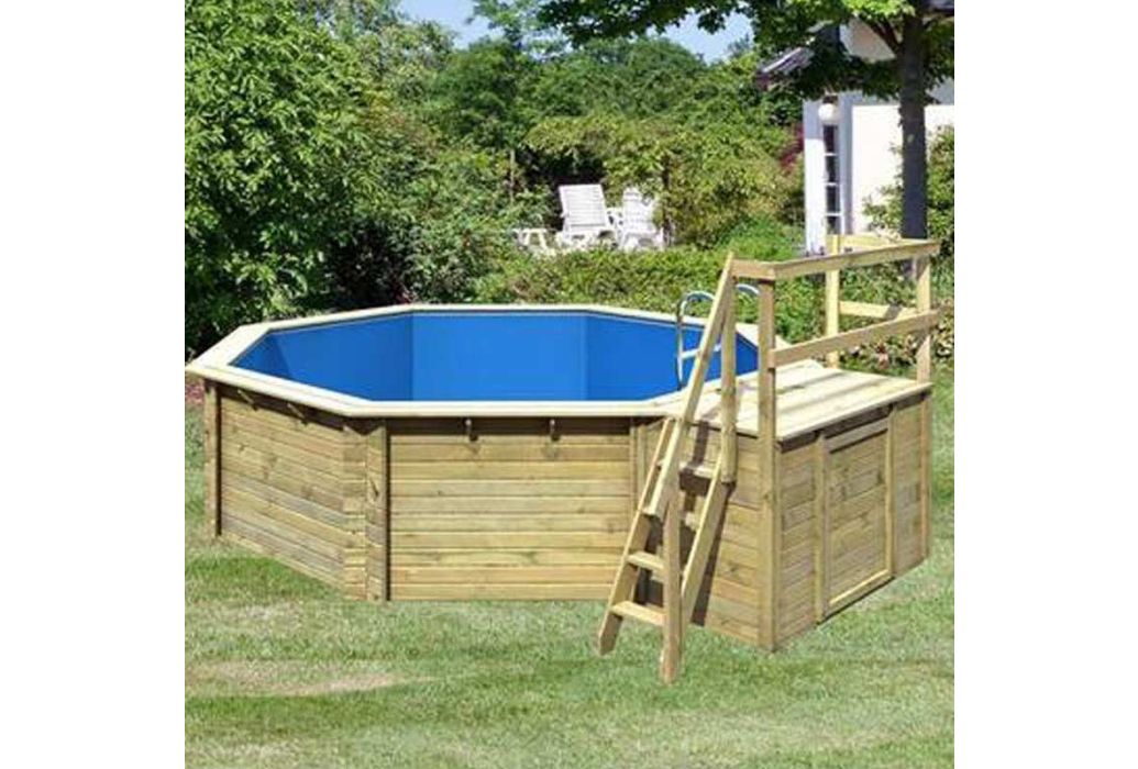 Trend Pool houten zwembadterras voor 470 cm afmetingen