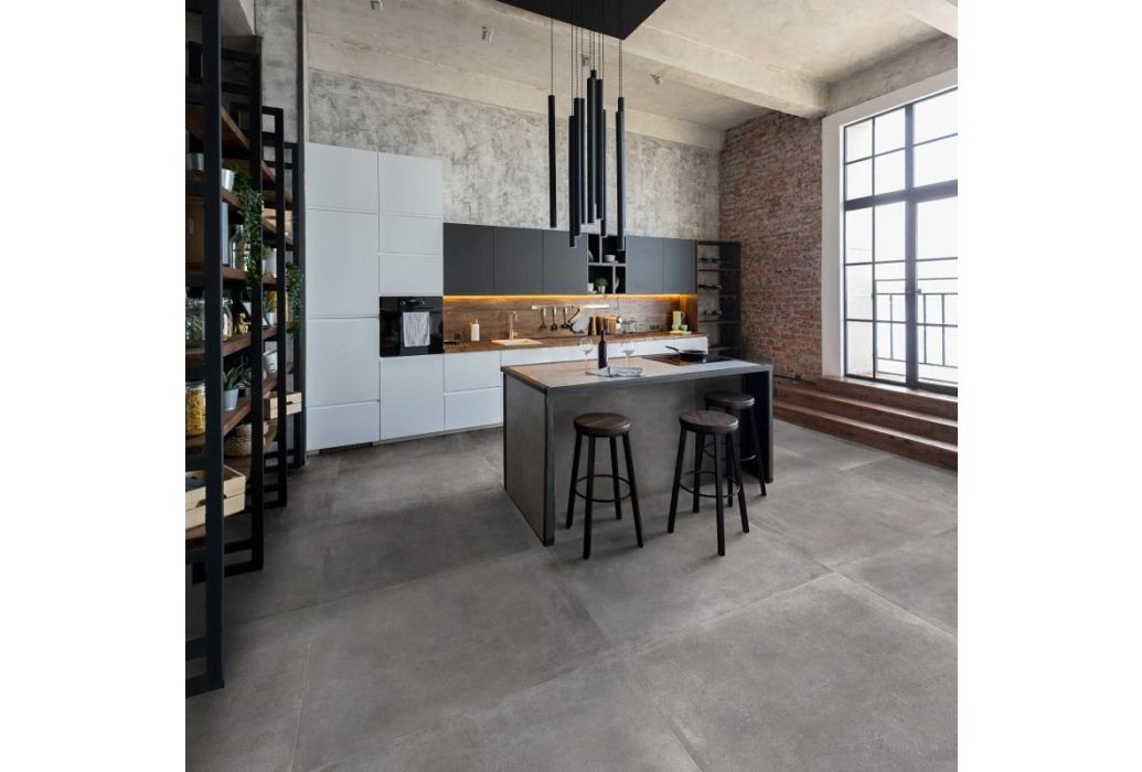 Tuintegel keramisch grey 60 x 60 cm