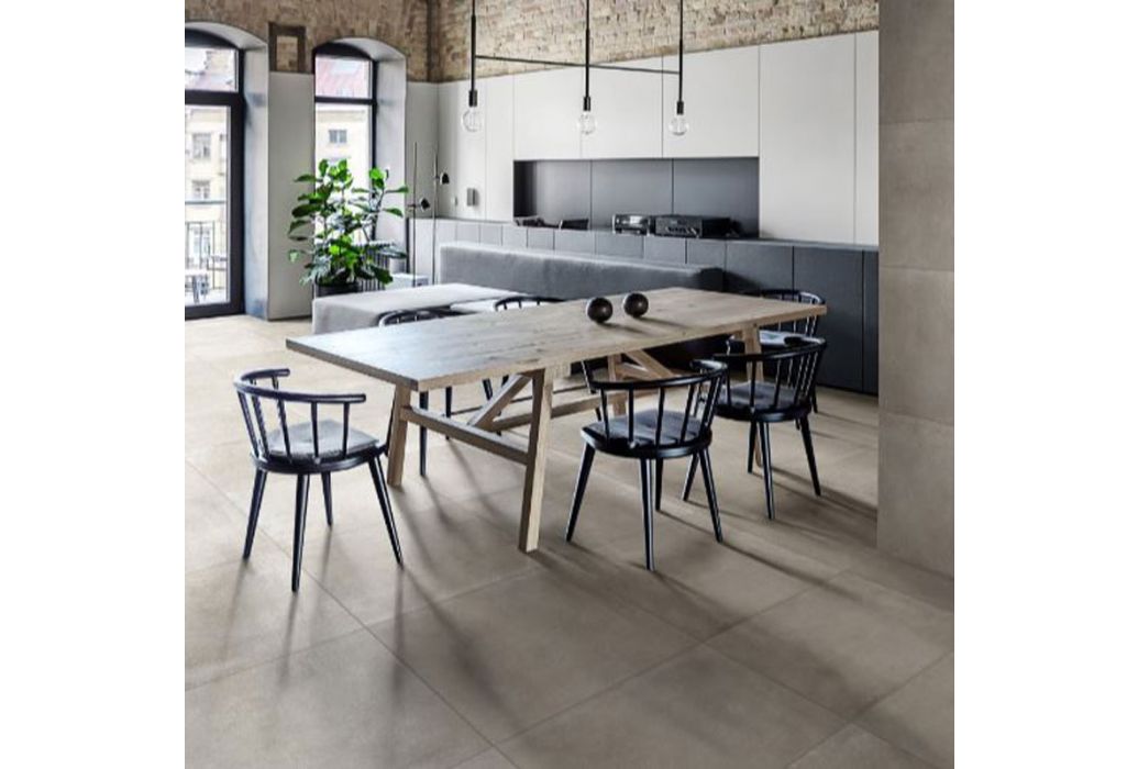 Tuintegel keramisch light grey 60 x 60 cm