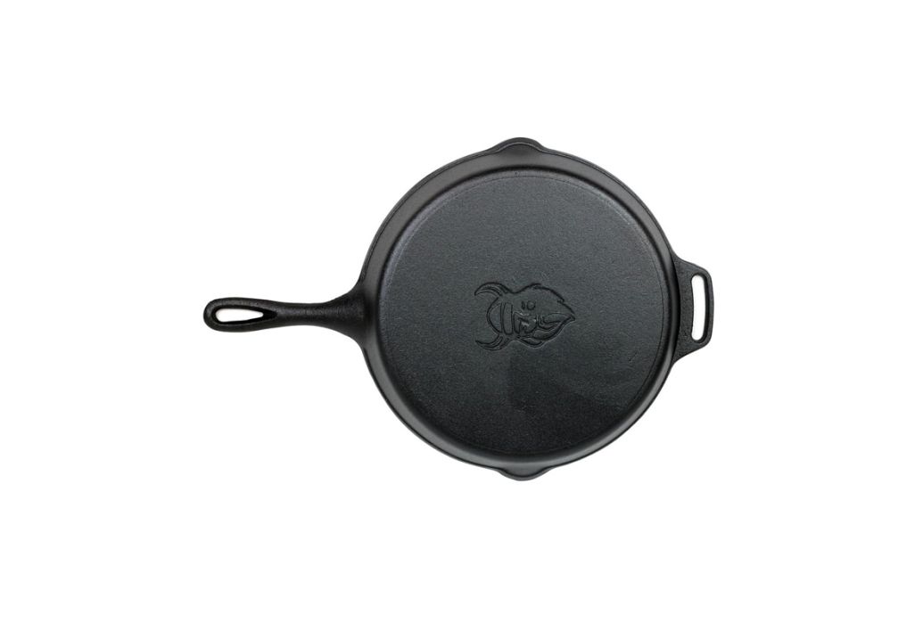 Valhal gietijzeren skillet met steel 30 cm onderkant
