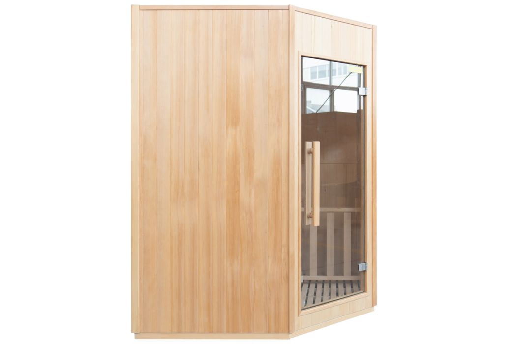 Vapeur ZEN Finse sauna 150 x 150 x 200 cm zijkant