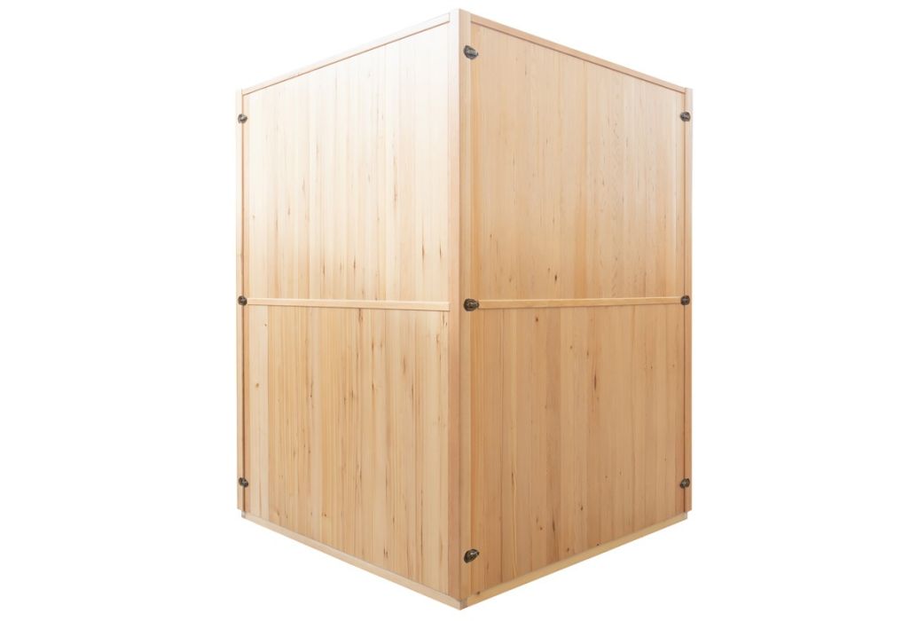 Vapeur ZEN Finse sauna 150 x 150 x 200 cm achterkant