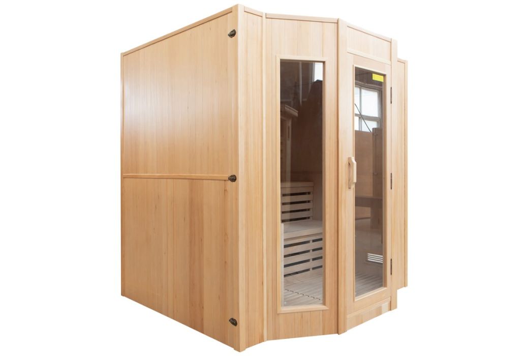 Vapeur ZEN Finse sauna 198 x 174 x 200 cm zijaanzicht