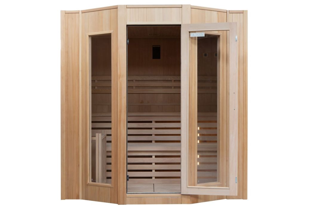 Vapeur ZEN Finse sauna 198 x 174 x 200 cm open