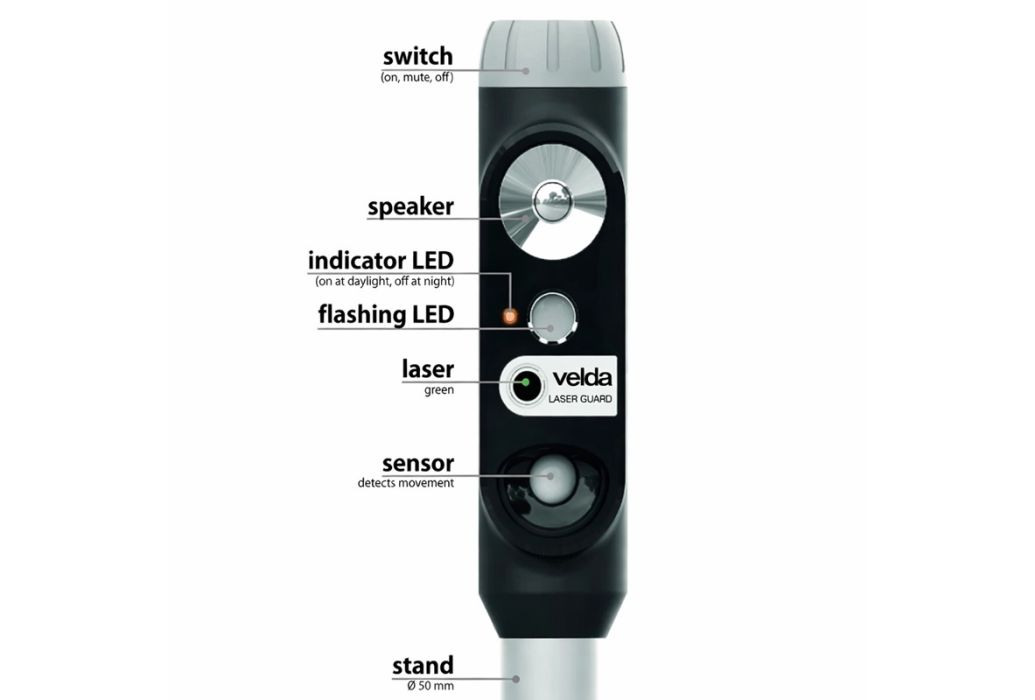 Velda Laser Guard reigerverjager staand