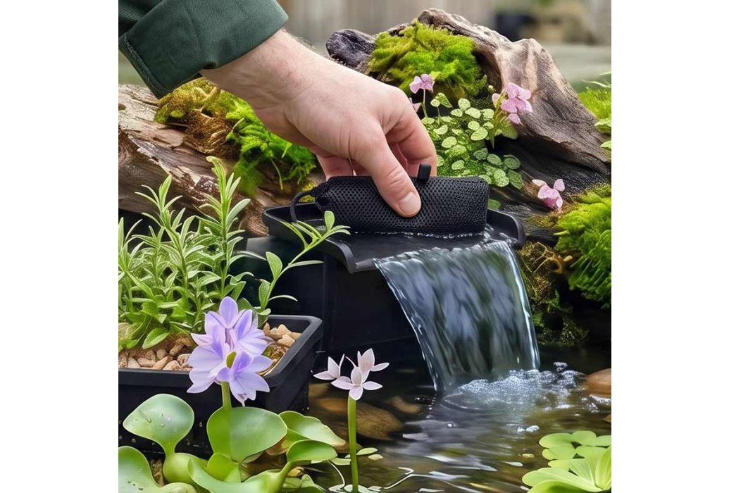 Velda Orbis mini-vijver set met waterval 76 x 46 cm voorbeeld waterval