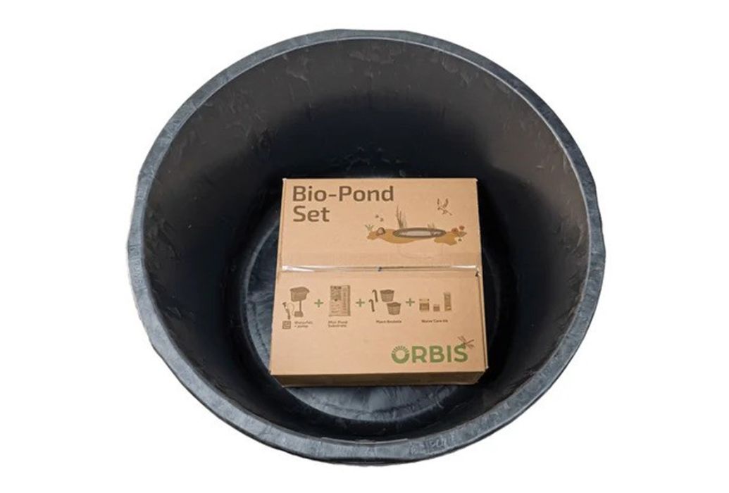 Velda Orbis mini-vijver set met waterval Ø 66 cm vijverbak met inhoud