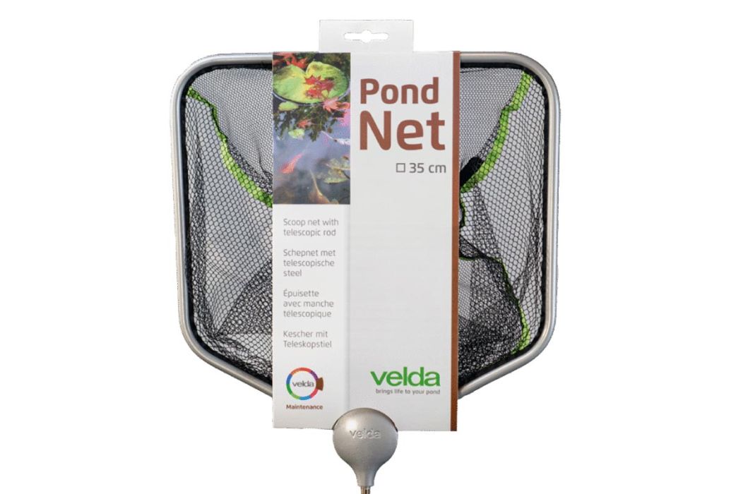 Velda schepnet vierkant 35 cm (incl. steel) verpakking detail