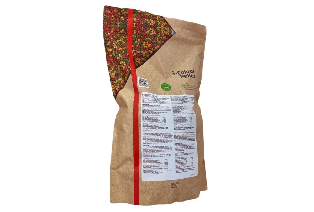 Velda voer 3-Colour Pellet 3000 ml 3 kleuren