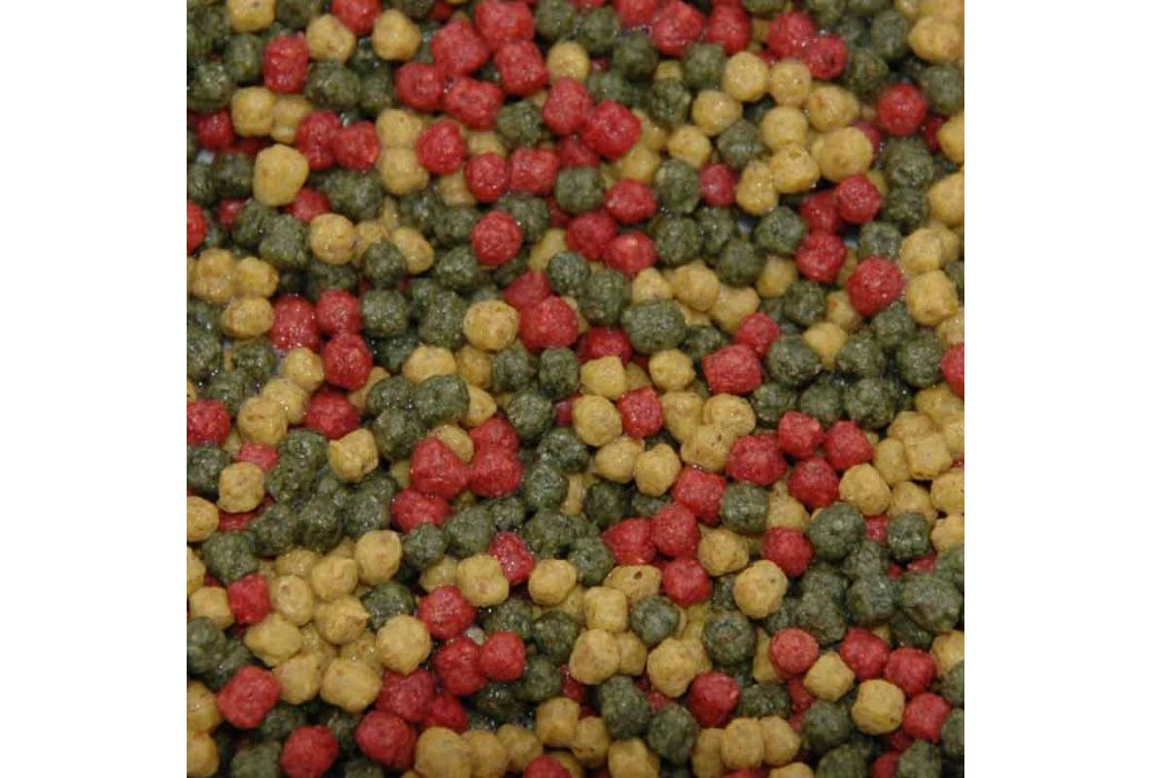 Velda voer 3-Colour Pellet 1000 ml 3 kleuren