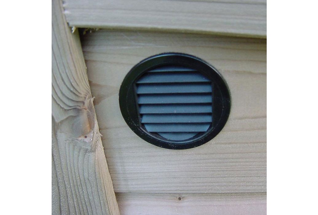 ventilatie Lutrabox hoge tuinkast