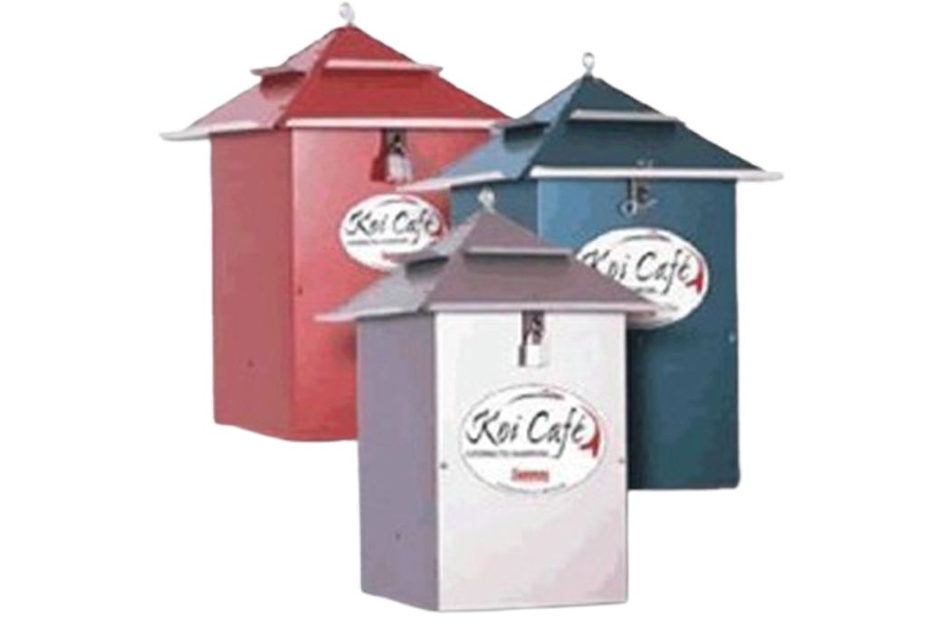 Voerautomaat Koi Café metallic voorbeeld kleuren