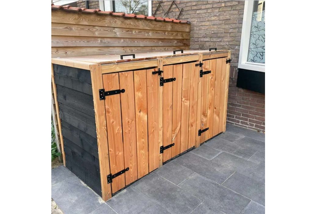 Volente kliko ombouw Fleur voor 3 kliko’s tot 240 liter in de voortuin 