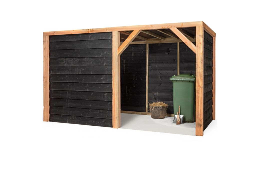 Volente tuinberging Floris 369 x 196 x 208 cm met kliko, emmer en handveger en blik