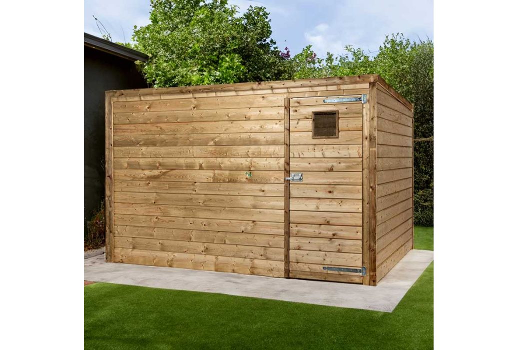 Volente tuinberging Lucas XL 318 x 210 x 197 cm voorbeeld in tuin