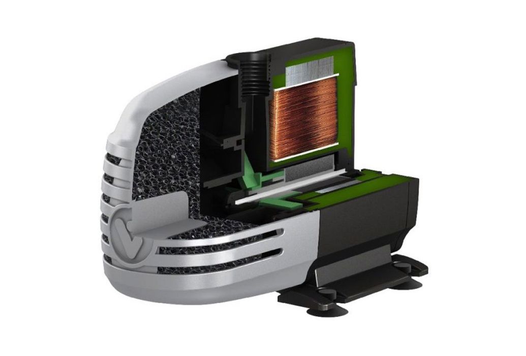 VT Super 1000 fonteinpomp doorsnede