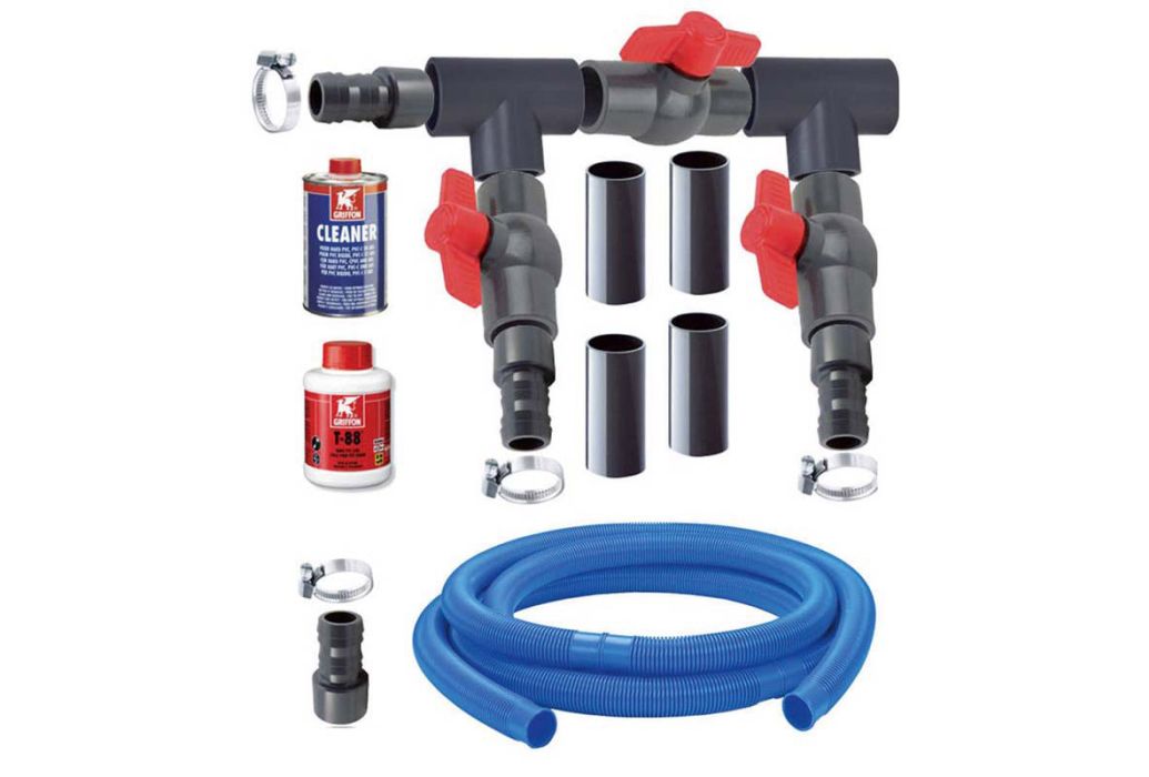 Warmtepomp PVC aansluitset BASIC