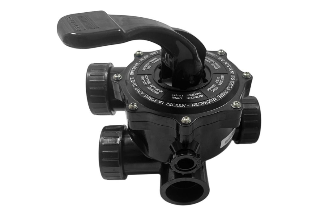 Waterco Blackline zandfilter side mount 6 wegklep