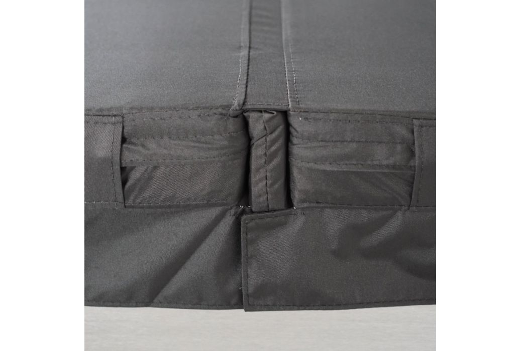 Spa cover HotSpring Sovereign- 236 x 203 cm Weathershield Grey detail