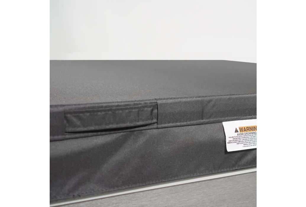 Spa cover Dimension One Chairman II/Diplomat/Nautilus/Californian 232 x 232 cm Weathershield Grey detail