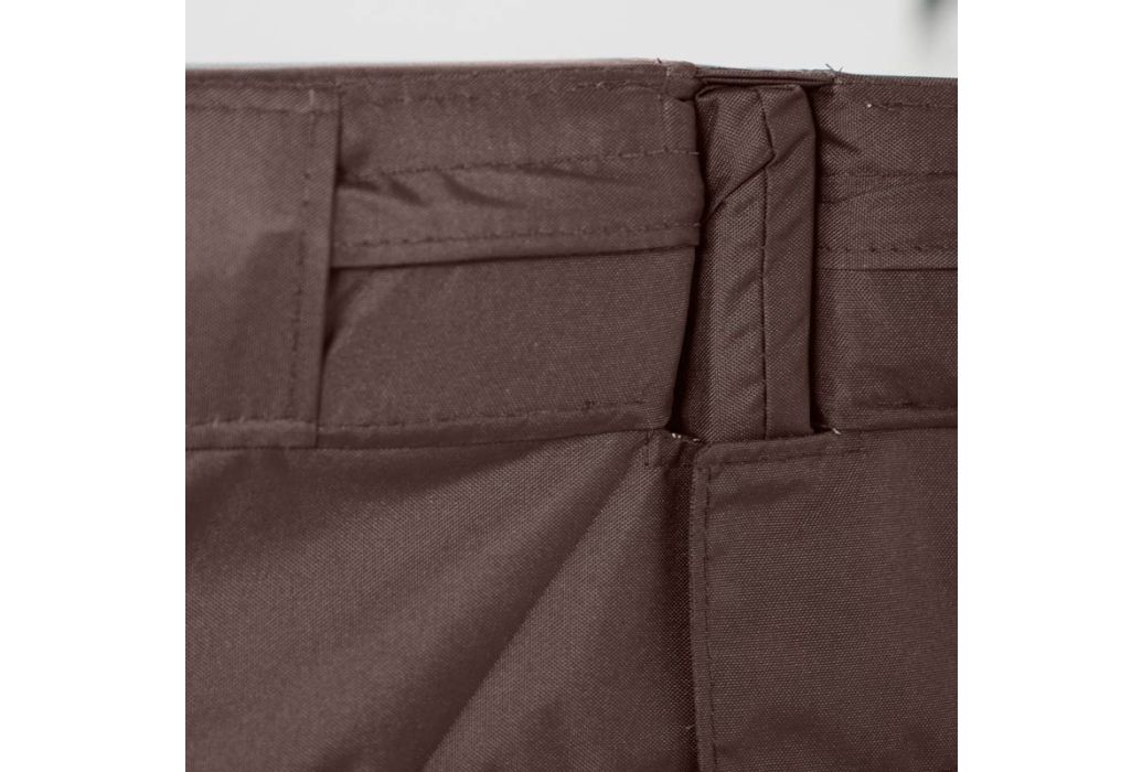 Spa cover Ø 206 cm Weathershield-Mahogany
