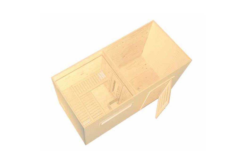 Weka Farsund saunahuis 210 x 249 x 253 cm