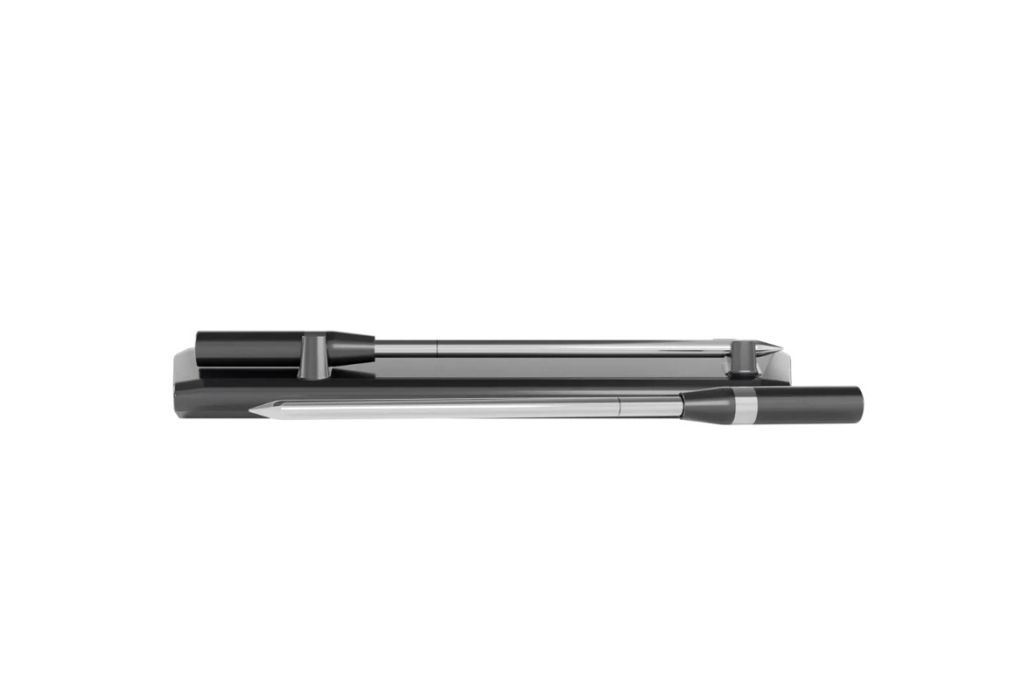 Witt CookPerfect draadloze duo kern temperatuurmeter (incl. app) zijaanzicht met 1 losse sensorpen