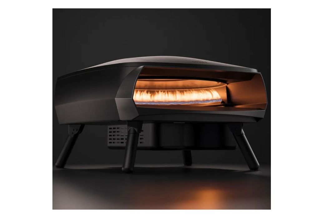 Witt Etna gas pizza oven Ø 41 cm Zwart zijkant links