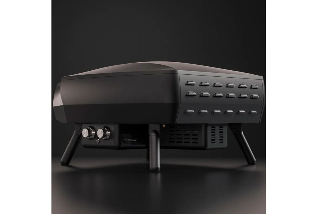 Witt Etna gas pizza oven Ø 41 cm Zwart achterkant