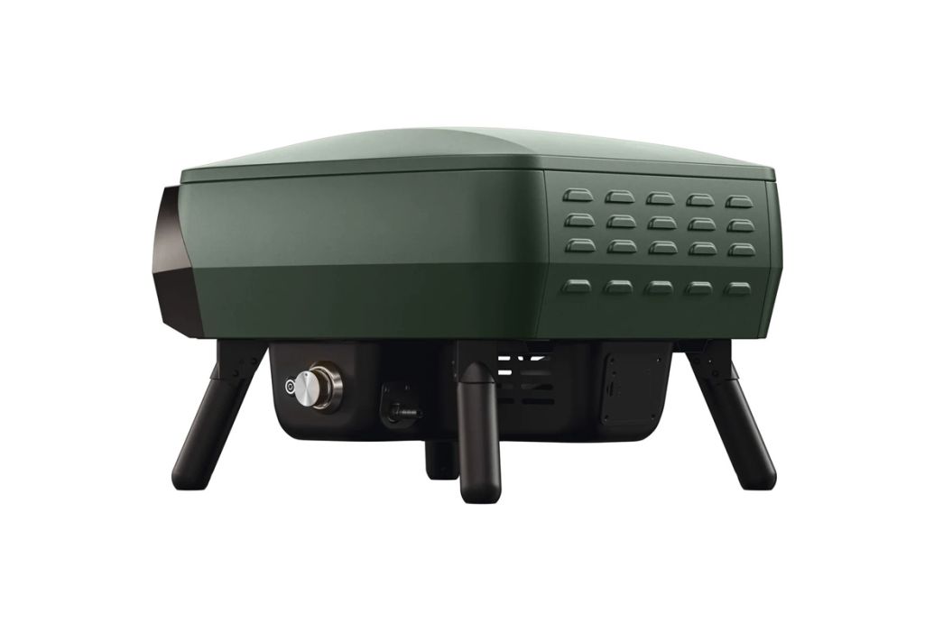 Witt Piccolo gas pizza oven Ø 33 cm Mat Groen zijkant
