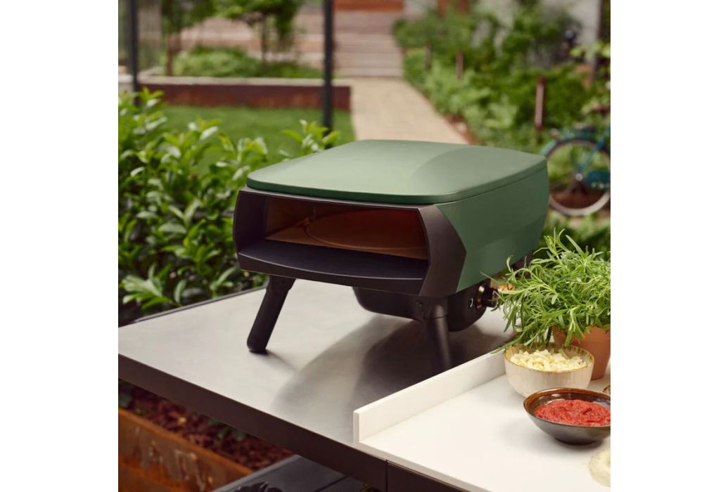 Witt Piccolo gas pizza oven Ø 33 cm Mat Groen sfeerbeeld