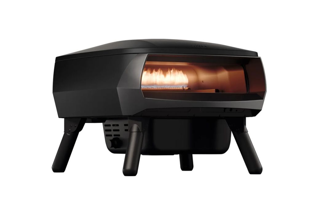 Witt Piccolo gas pizza oven Ø 33 cm Mat Zwart zijkant