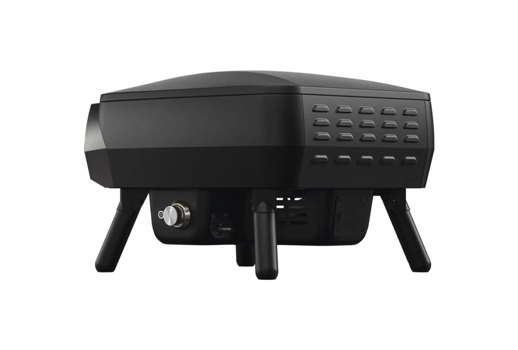 Witt Piccolo gas pizza oven Ø 33 cm Mat Zwart achterkant