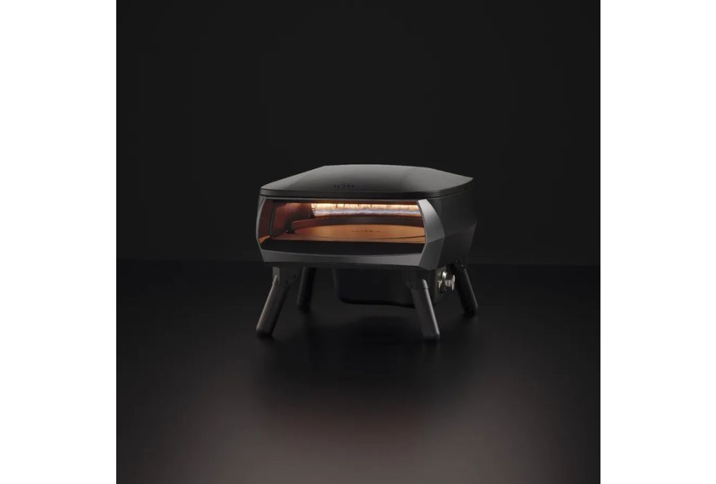 Witt Piccolo gas pizza oven Ø 33 cm Mat Zwart achtergrond zwart