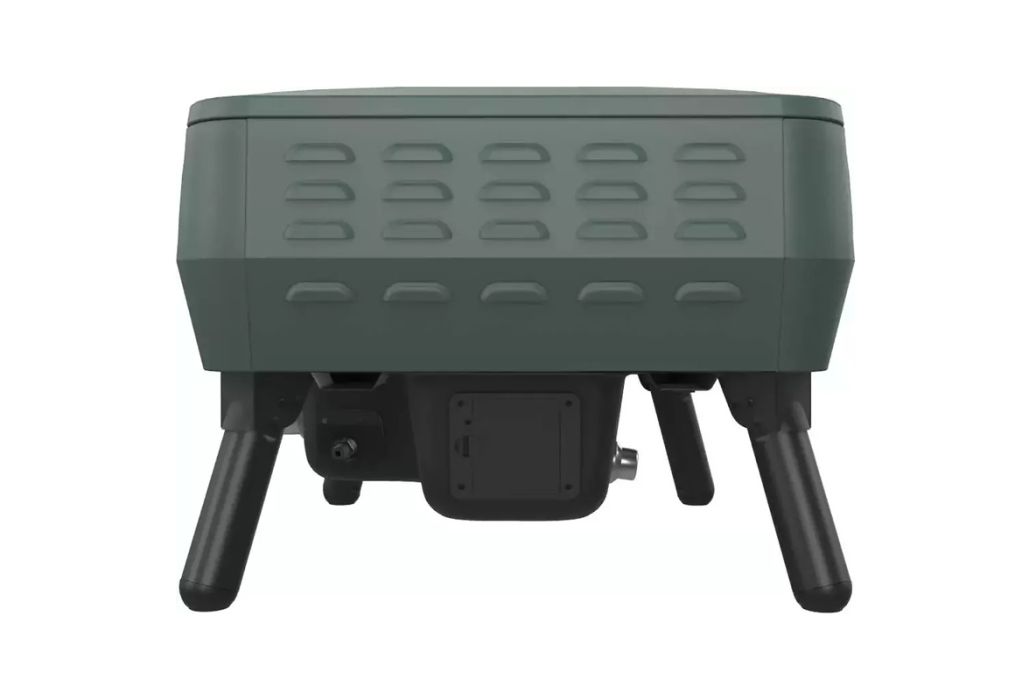 Witt Piccolo gas pizza oven Ø 41 cm Mat Groen achterkant