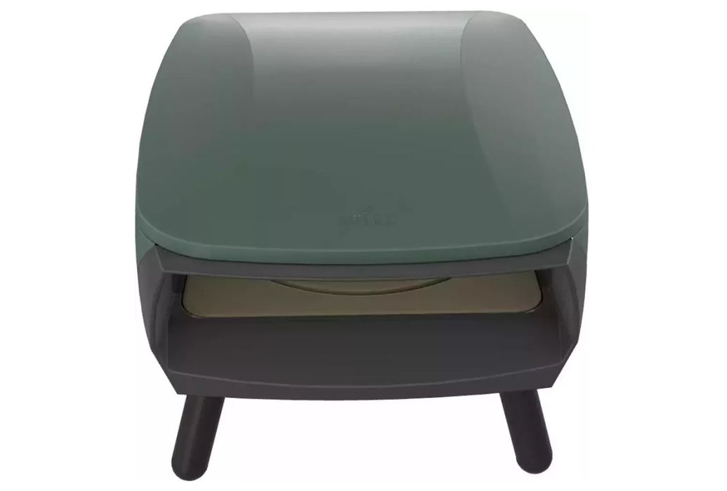 Witt Piccolo gas pizza oven Ø 41 cm Mat Groen bovenkant