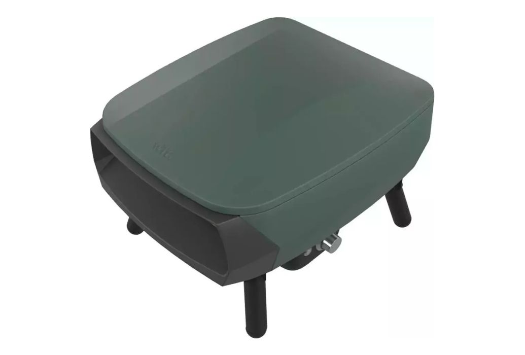 Witt Piccolo gas pizza oven Ø 41 cm Mat Groen bovenkant zijkant
