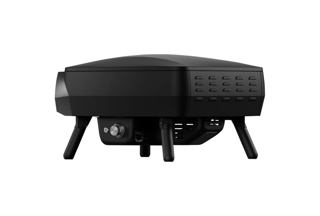 Witt Piccolo gas pizza oven Ø 41 cm Mat Zwart achterkant