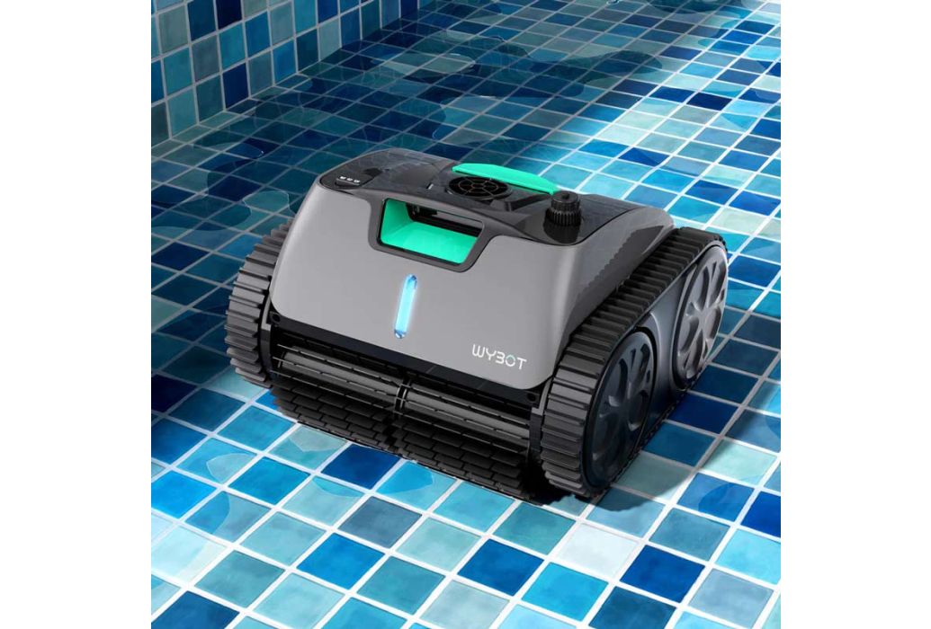 Wybot C1 Pro draadloze zwembadrobot in zwembad