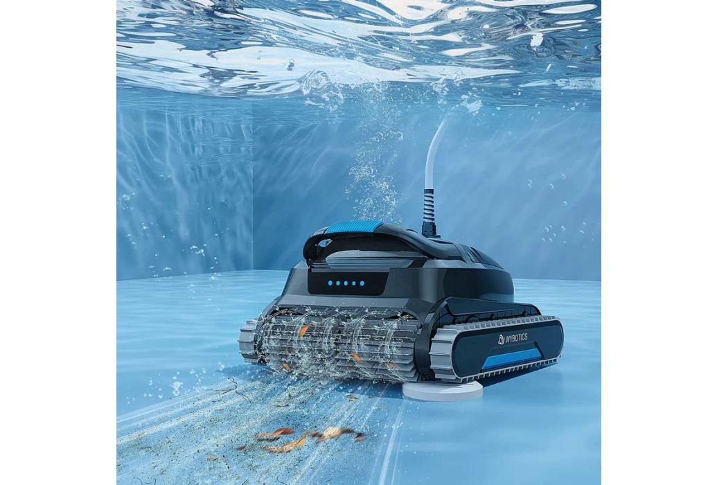 Wybot L1 draadloze zwembadrobot in water