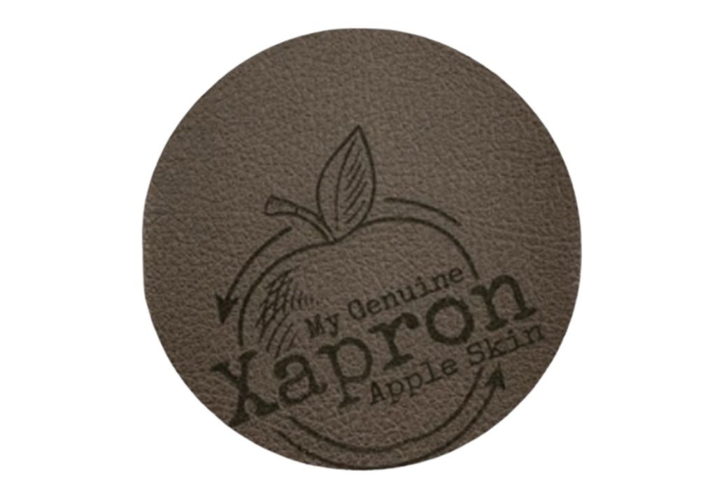 Xapron AppleSkin vegan bbq schort bruin 100% veganistisch leer