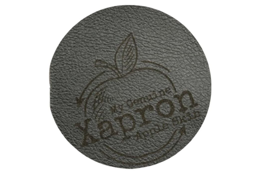 Xapron AppleSkin vegan bbq schort zwart 100% veganistisch leer