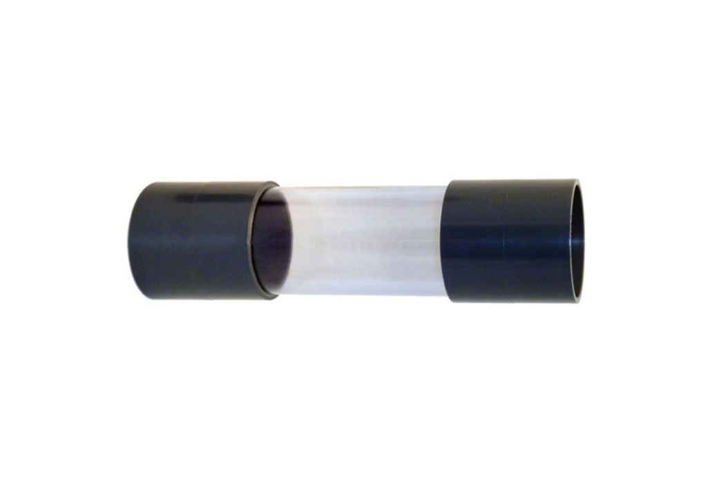 zichtglas 110 mm met lijmmof