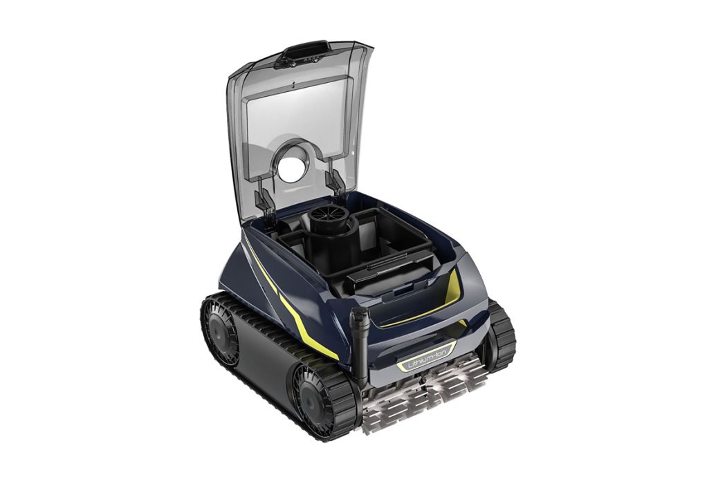 Zodiac Freerider RF5600 iQ draadloze zwembadrobot klep open